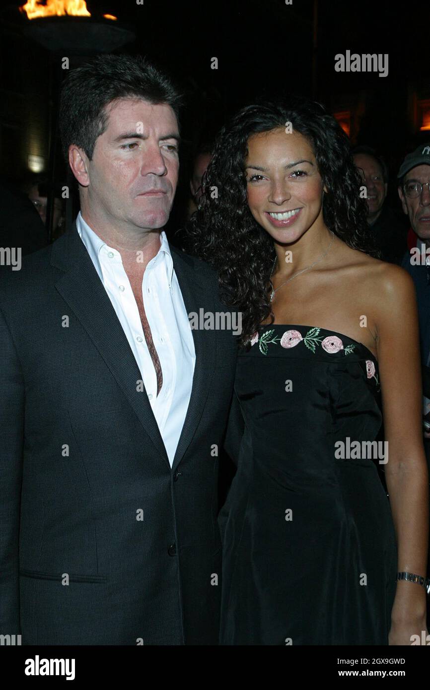 Simon Cowell and partner Terri Seymour at the Jerry Springer The Opera