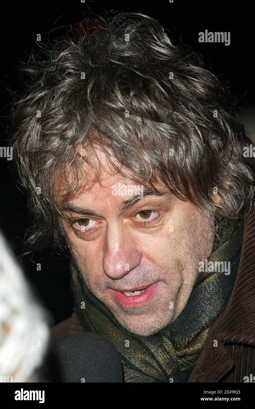 Sir Bob Geldof at Wellington Arch for 'Brightening Up London' Stock