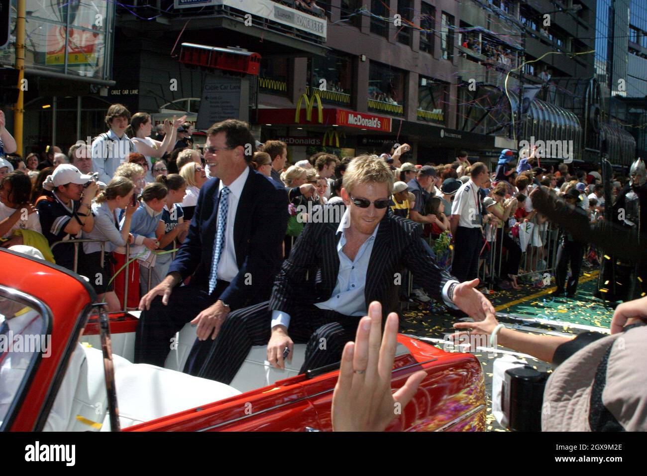 David Wenham at the Lord of the Rings 3 Premiere Day in New Zealand. Stock Photo