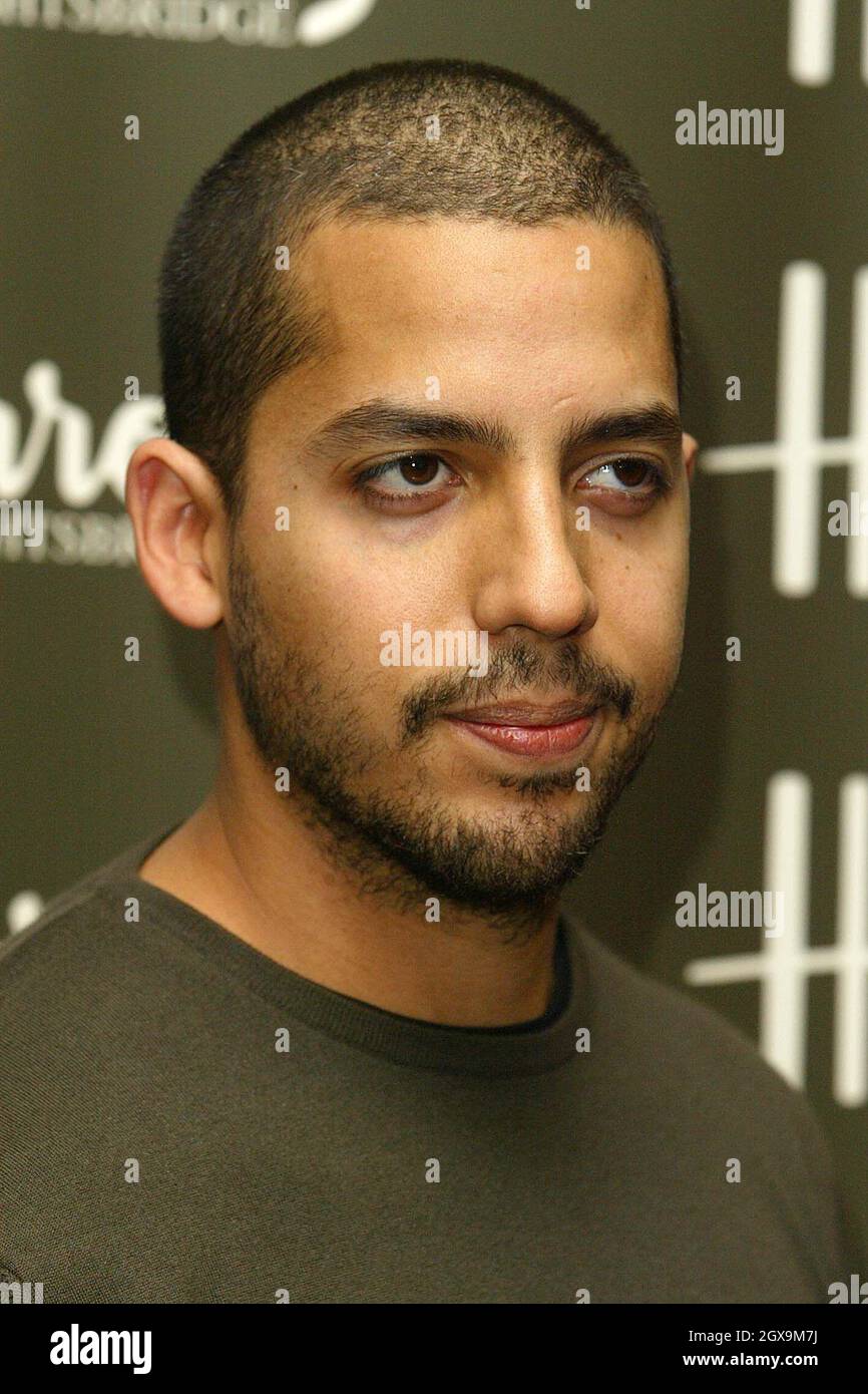 David Blaine signing copies of his new DVD Above the Below at Harrods