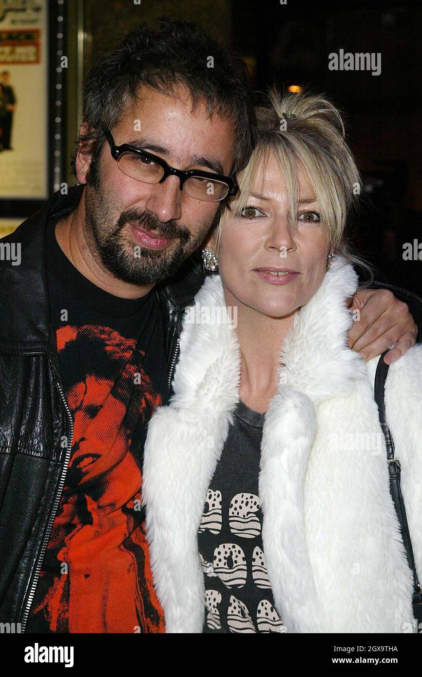 David Baddiel and his wife at the European premiere of ‘School of Rock