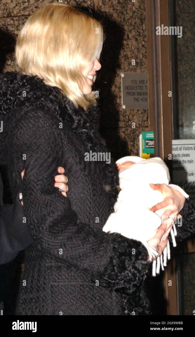 Claudia Schiffer and Husband Matthew Vaughan leave the Portland