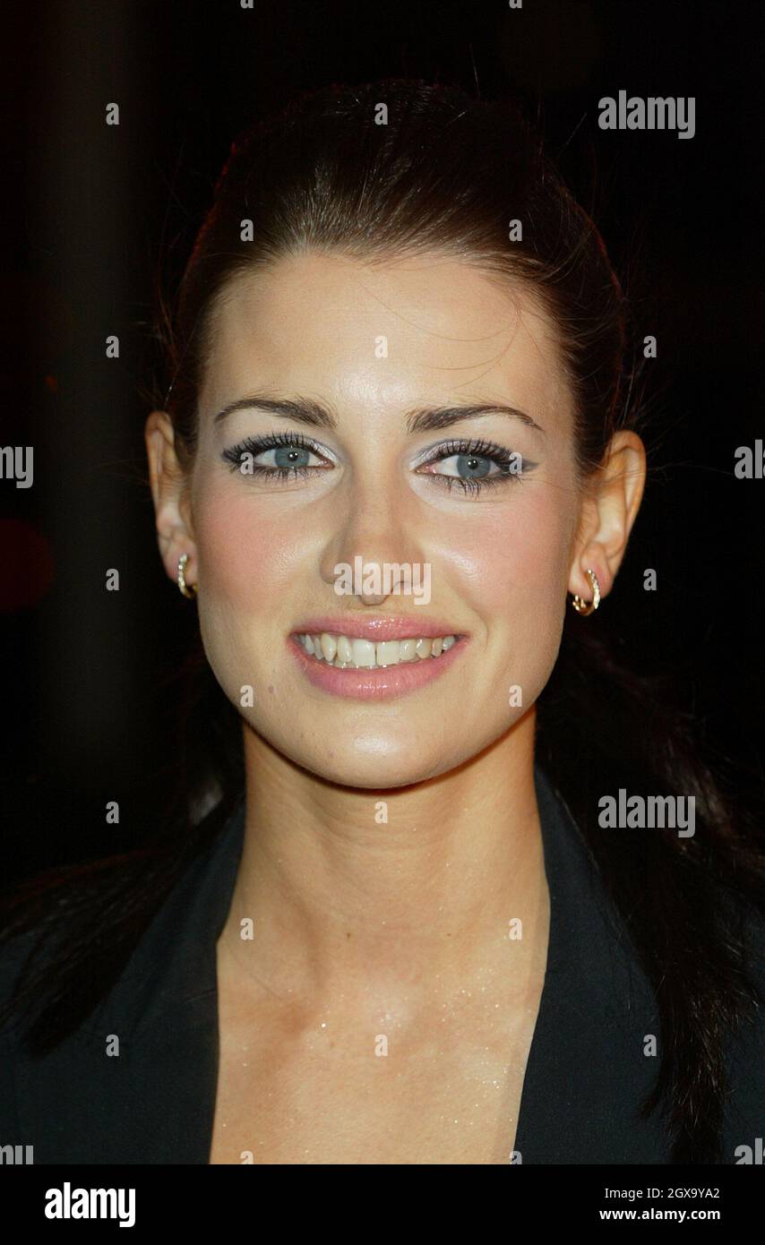 Kirsty Gallacher at the BBC's TV Moments 2003 at BBC Television Centre, London. Stock Photo