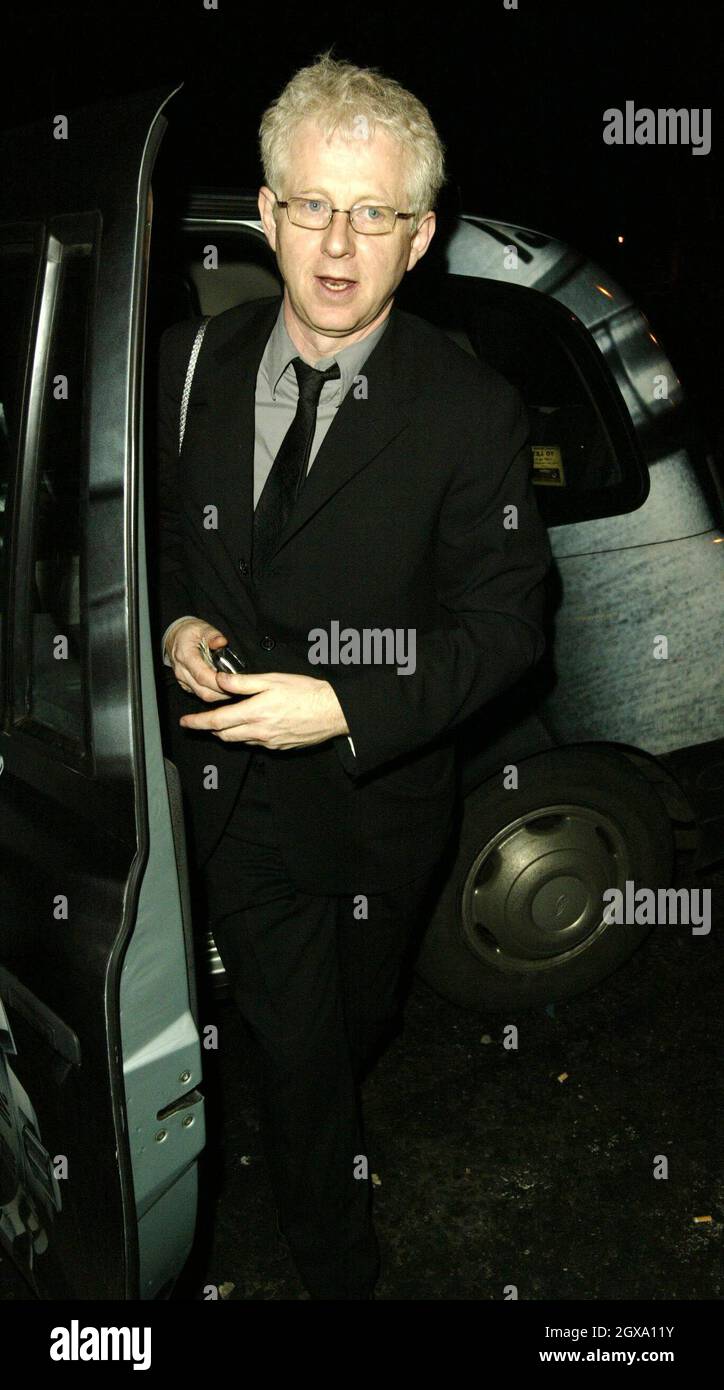 Richard Curtis at a BAFTA aftershow party held at 5 Cavendish Square. Stock Photo