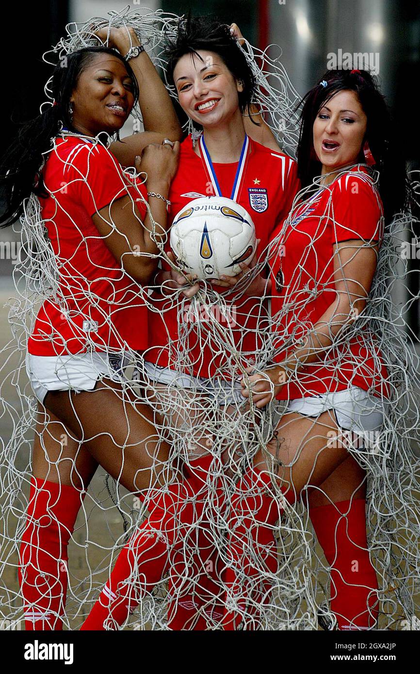 As England goes into this yearâ€™s Euro 2004 Football Championship, BDM Music (the producers for Liberty X, So Solid Crew, Romeo and the well-publicised Fame Academy contestants) have been searching the country to find three girls and one guy to become members for a new band named ESPERIA (Kristy, Chanelle and Giorgia)    Stock Photo