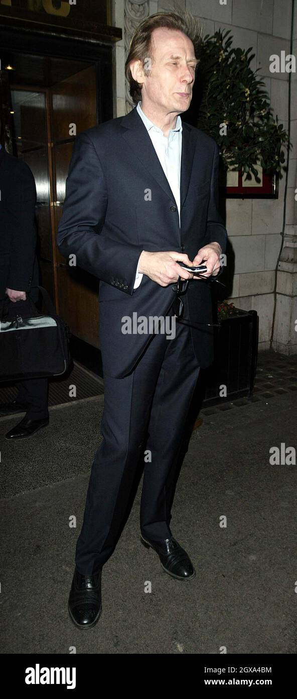 Bill Nighy at the Shaun of the dead Aftershow party held at the