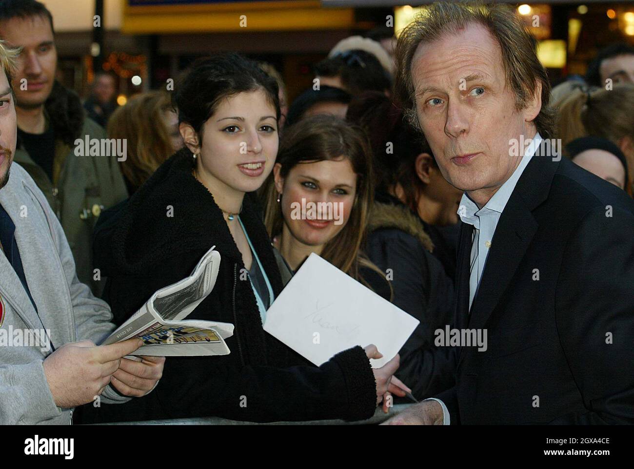 Bill Nighy at the Premiere of 'Shaun of the dead' at Warner Cinema in
