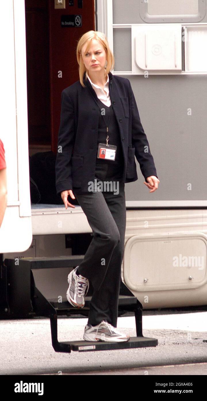 Nicole Kidman and Sean Penn on 47th street as they were leaving their