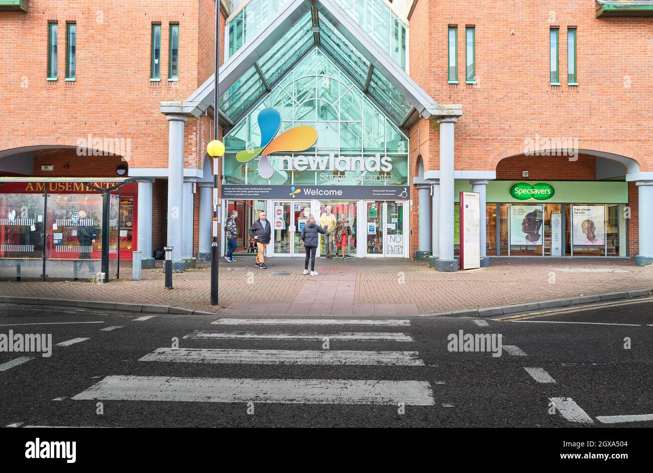 Newlands Shopping Centre Kettering England Stock Photo Alamy