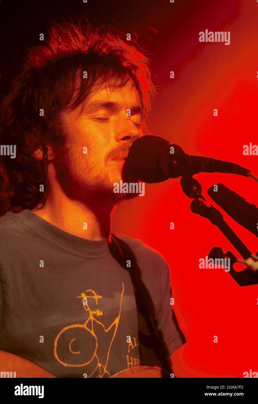 Damien Rice performs at the Commodore Ballroom in Vancouver Stock Photo