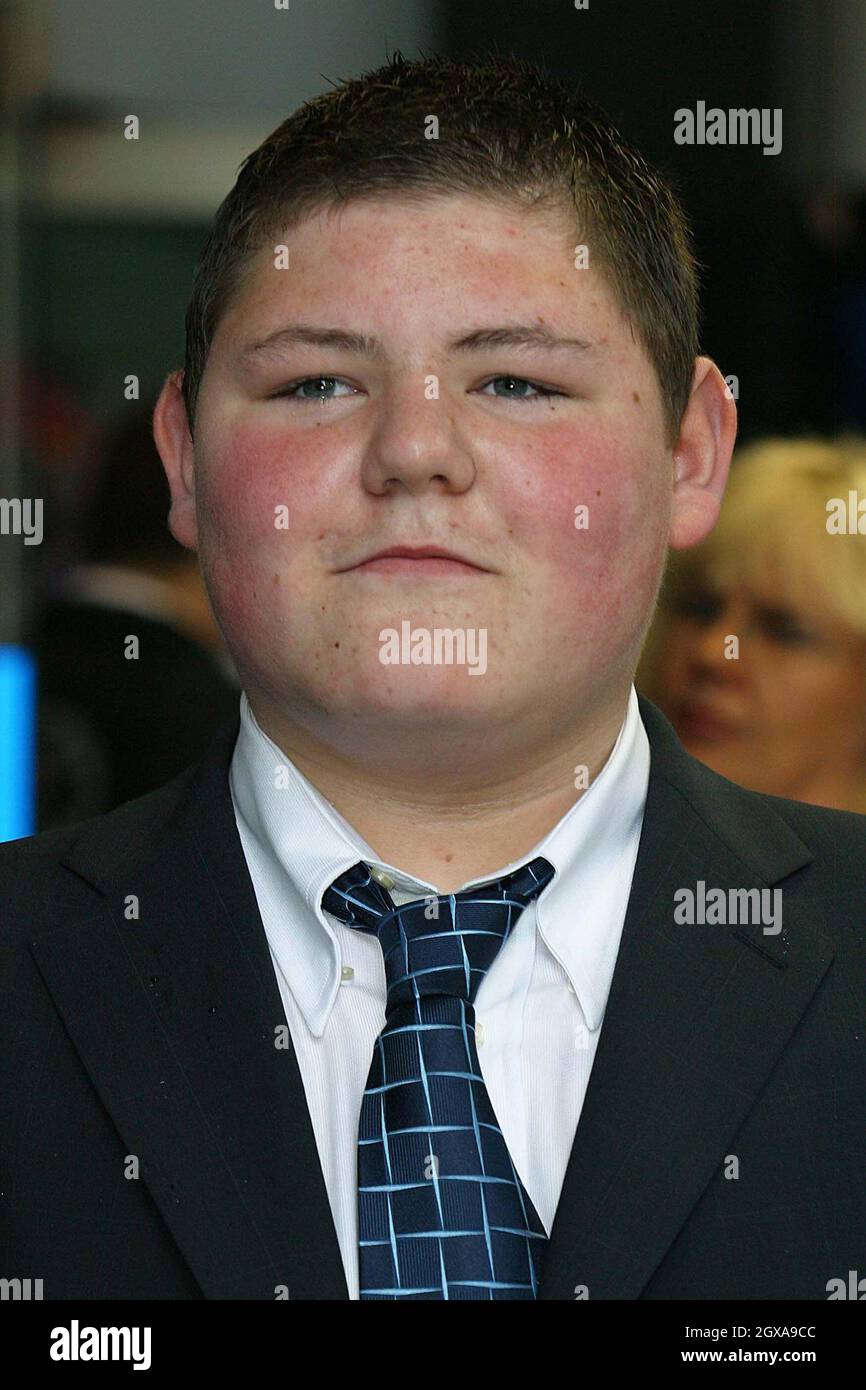 Jamie Waylett arrives at the Uk premiere of Harry Potter and the Prisoner of Azkaban, which was