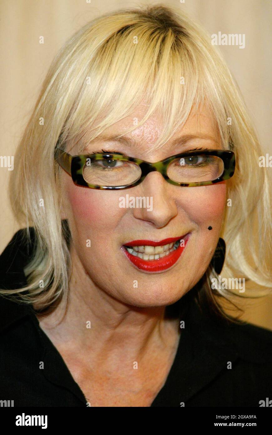 Jenny Eclair arrives as a guest at Hell's Kitchen, the reality TV show ...