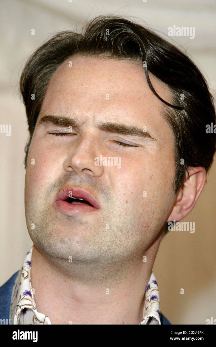 Jimmy Carr photographed at the arrivals for Hell's Kitchen filmed in