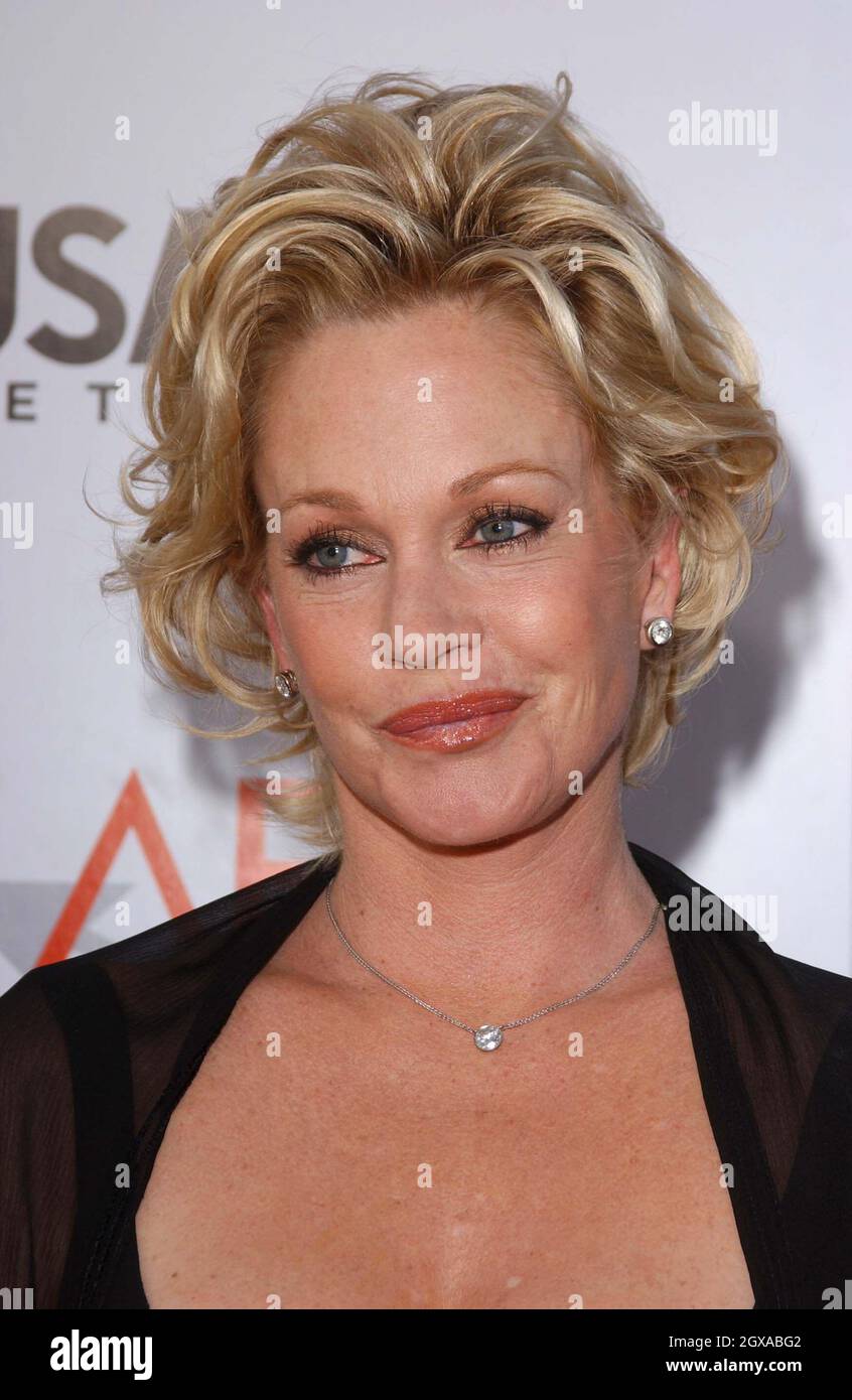 Melanie Griffith attending  the 32nd AFI Lifetime Achievement Award in Hollywood, to honour Meryl Streep.  Stock Photo