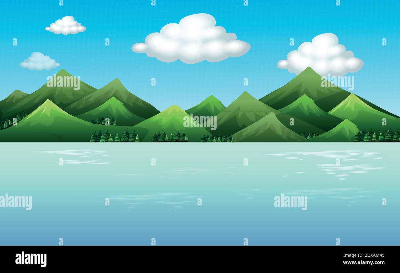 Background mountains Stock Vector Images - Alamy