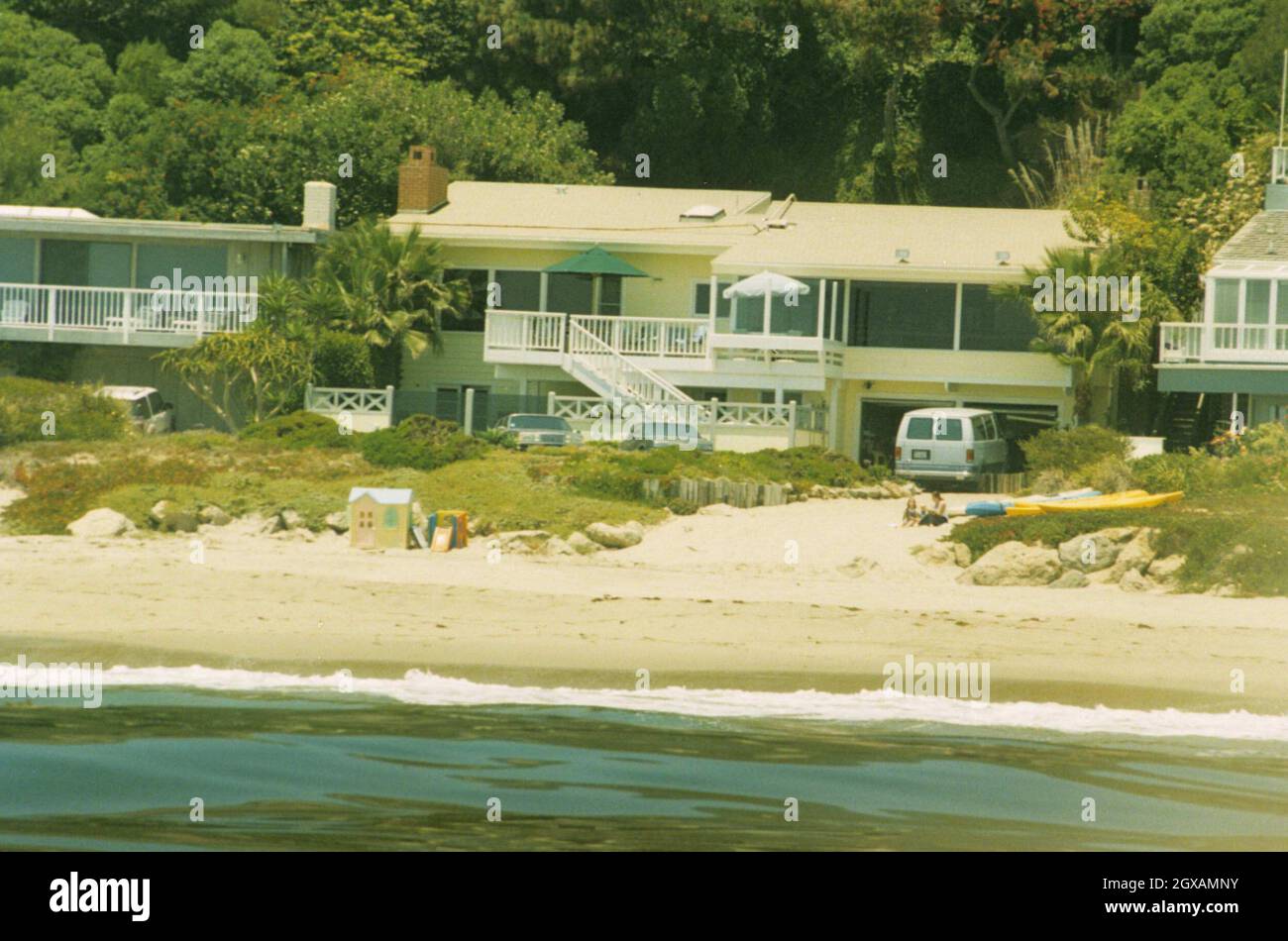 Mel gibsons house in malibu america stock photo alamy