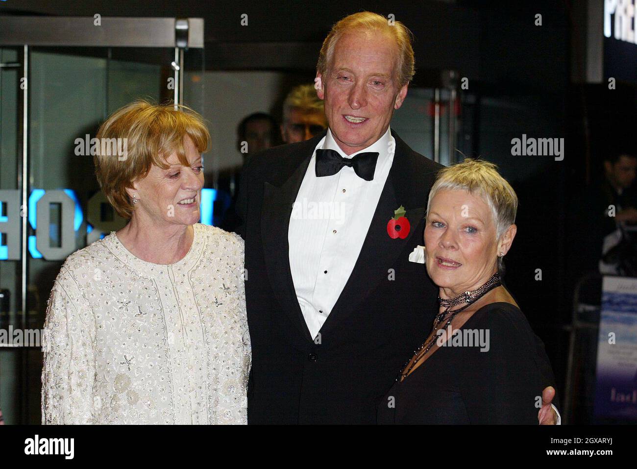 Judi Dench,Maggie Smith and Charles Dance arrives at the film premiere ...