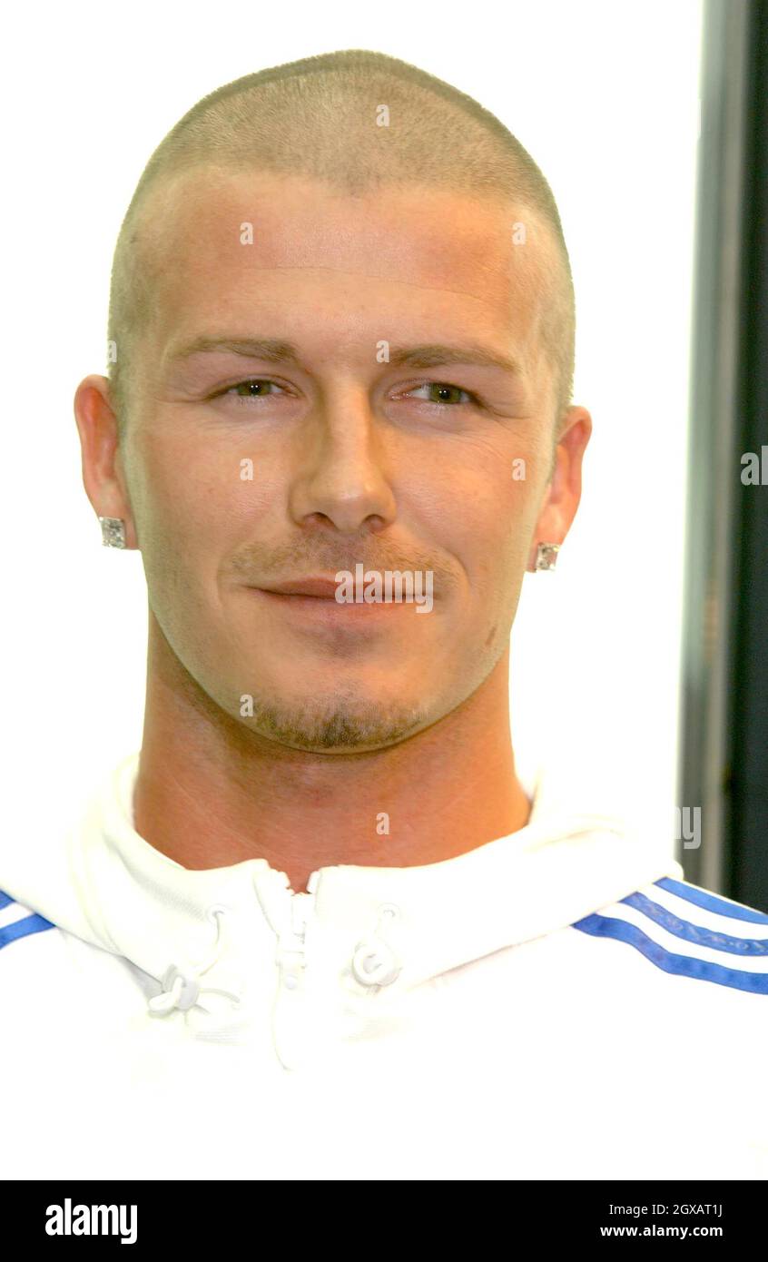 David Beckham gives a helping hand to open the Adidas shop on Oxford Street  in London. Â©Jean/allactiondigital.com Stock Photo - Alamy