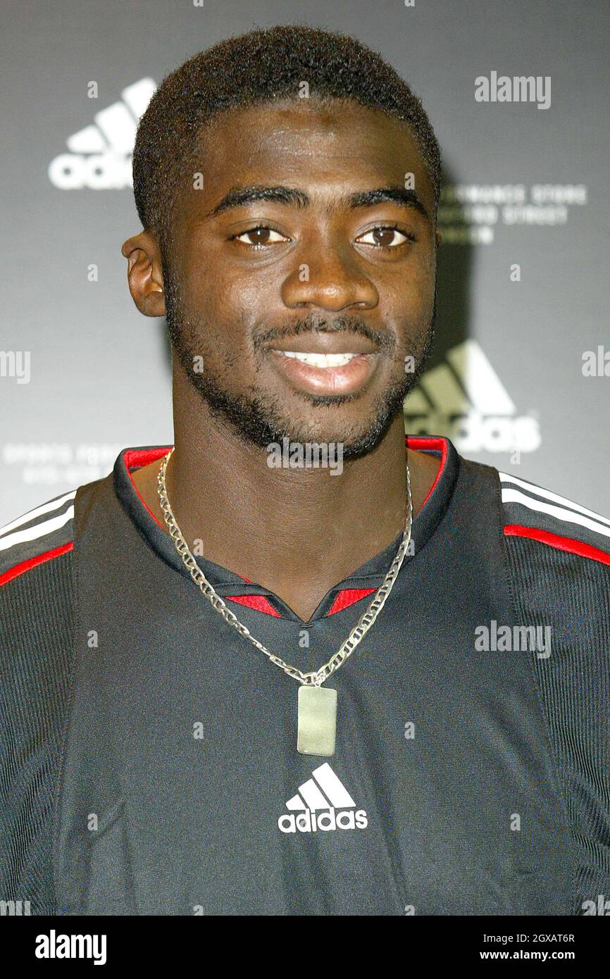Kolo Toure stars help launch the Adidas Sport store in Stock - Alamy