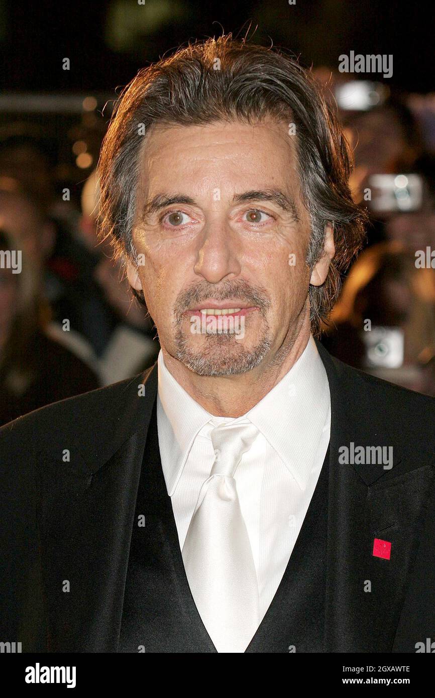 Al Pacino at the London Royal Charity Gala performance of the movie The