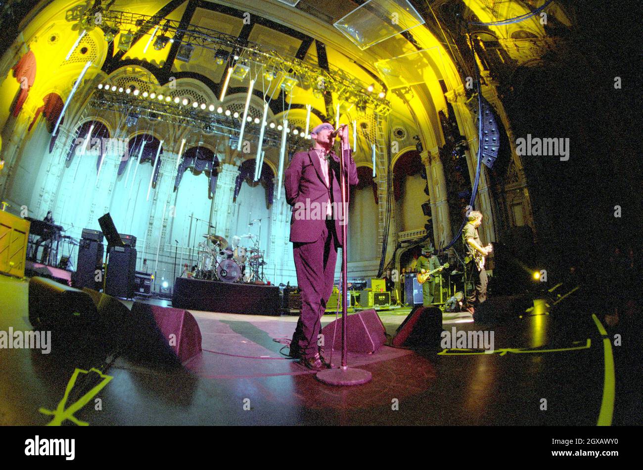 Michael Stipe of REM performs at the Orpheum Theater in Vancouver