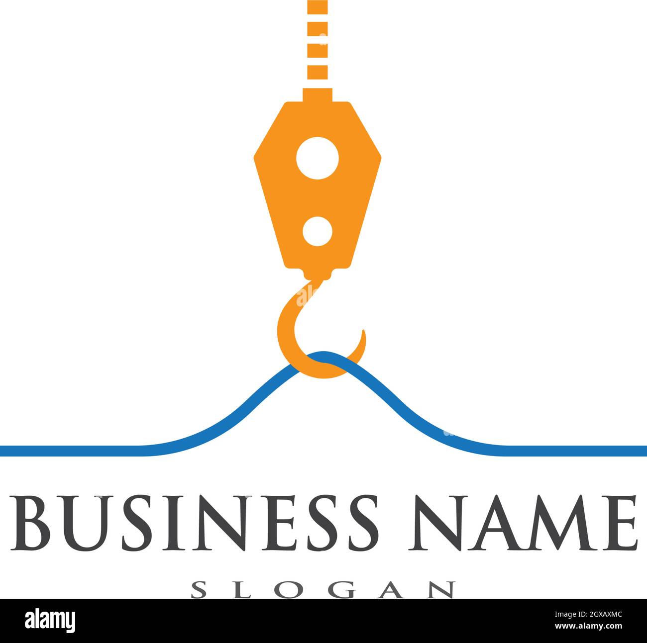 Crane hook logo vector template Stock Vector Image & Art Alamy