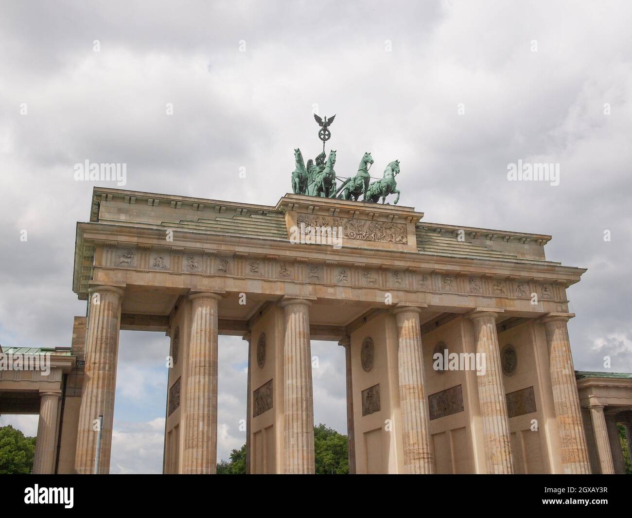 Brandenburger Tor Brandenburg Gate Famous Landmark In Berlin Germany