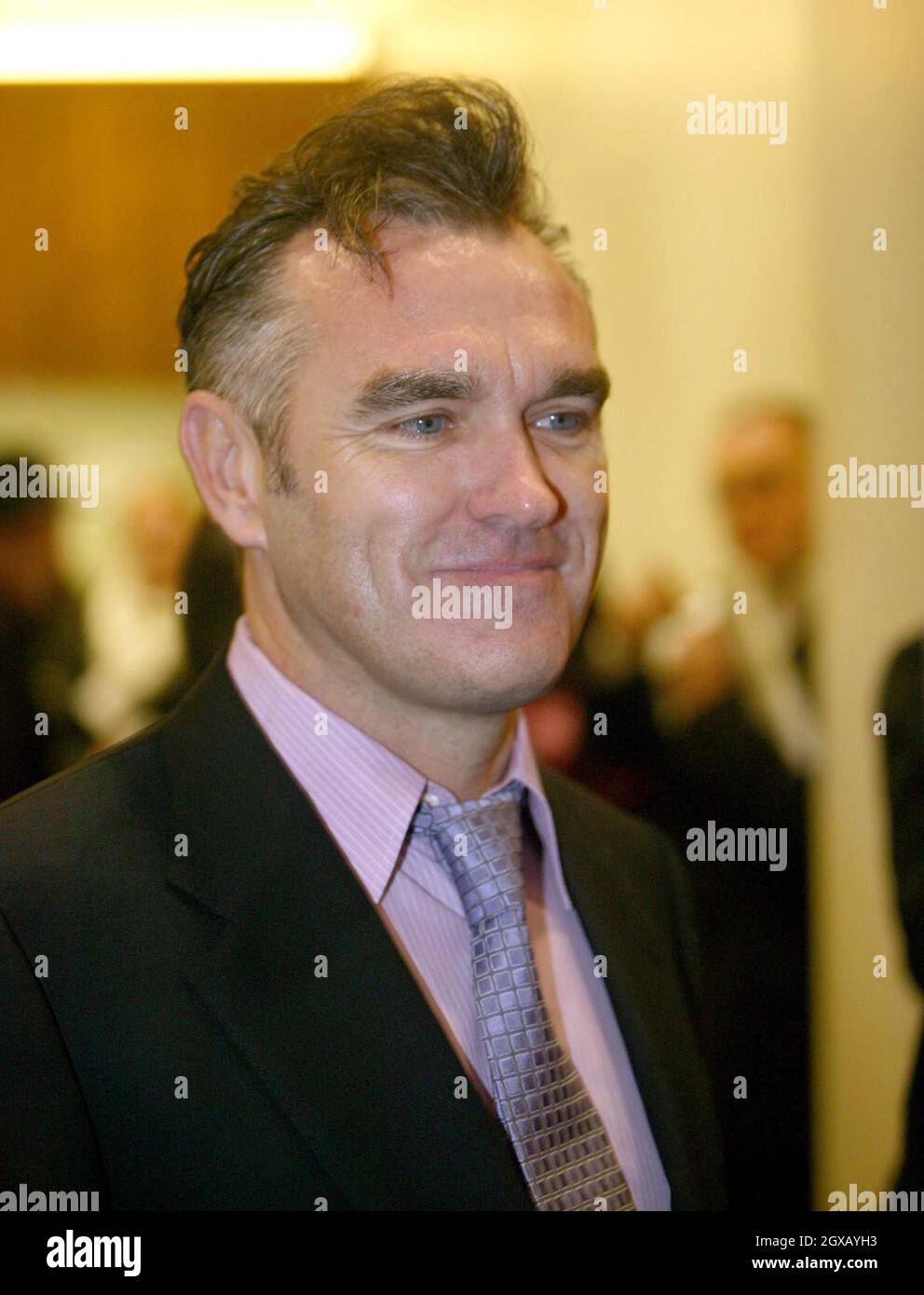 Morrisey attending the Irish premiere of Alexander at the Savoy Cinema in Dublin. Stock Photo