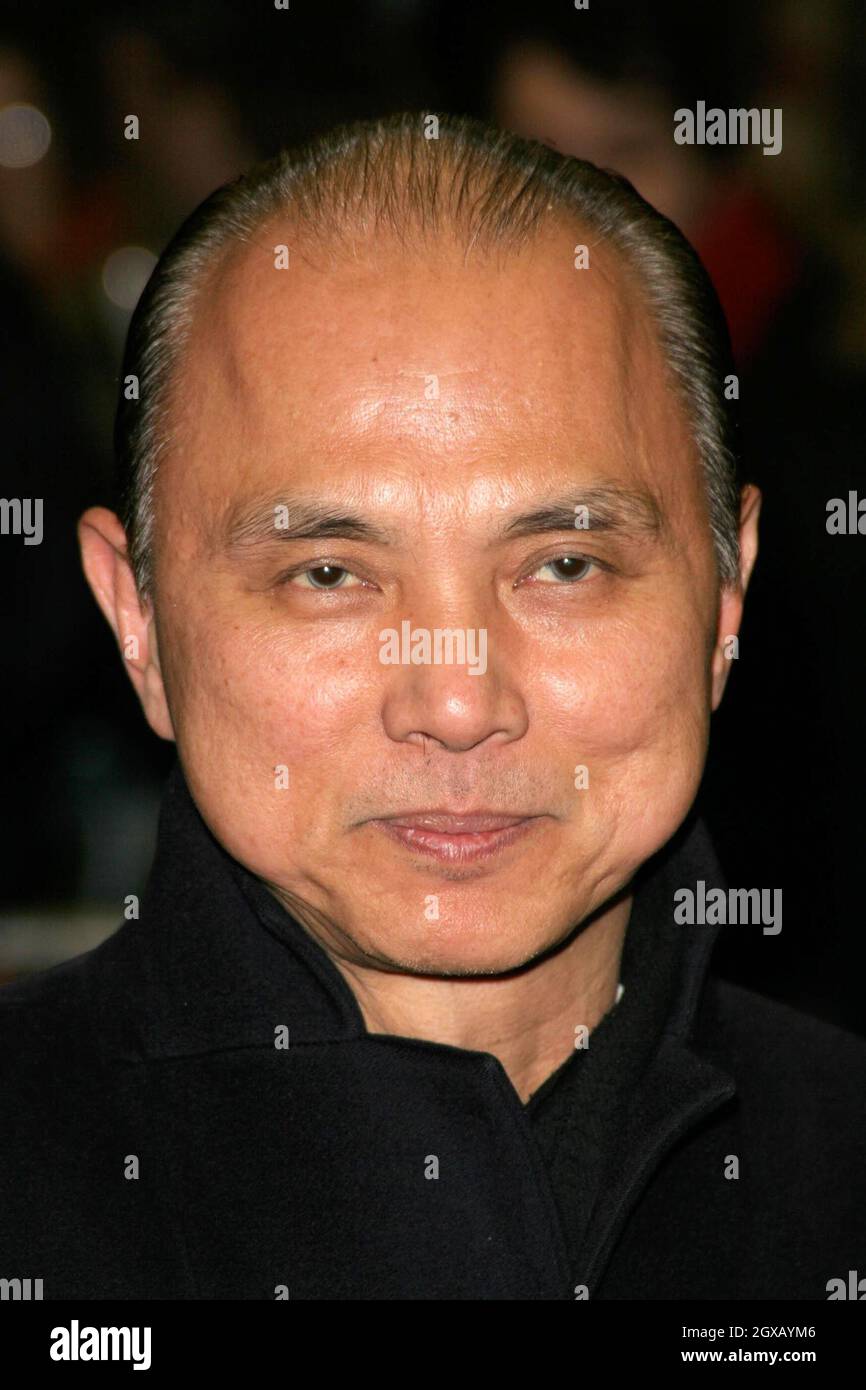 Jimmy Choo, the shoe designer at the UK premiere of the Golden Globe