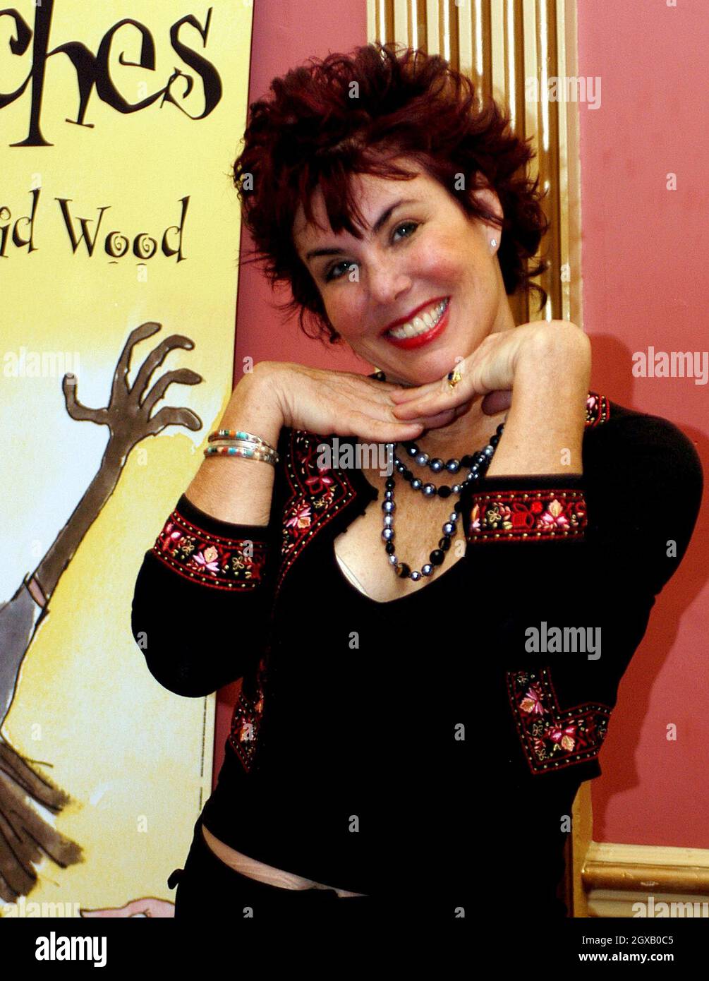 Ruby Wax stars as The Grand High Witch in the stage adaptation of Roal Dahl's classic children's book 'The Witches'.  The show has a five week season at the Wyndhams Theatre in London. Stock Photo