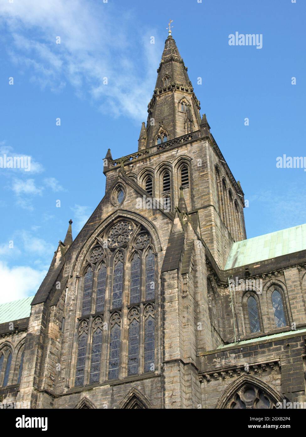 Glasgow cathedral aka High Kirk of Glasgow or St Kentigern or St Mungo. Stock Photo