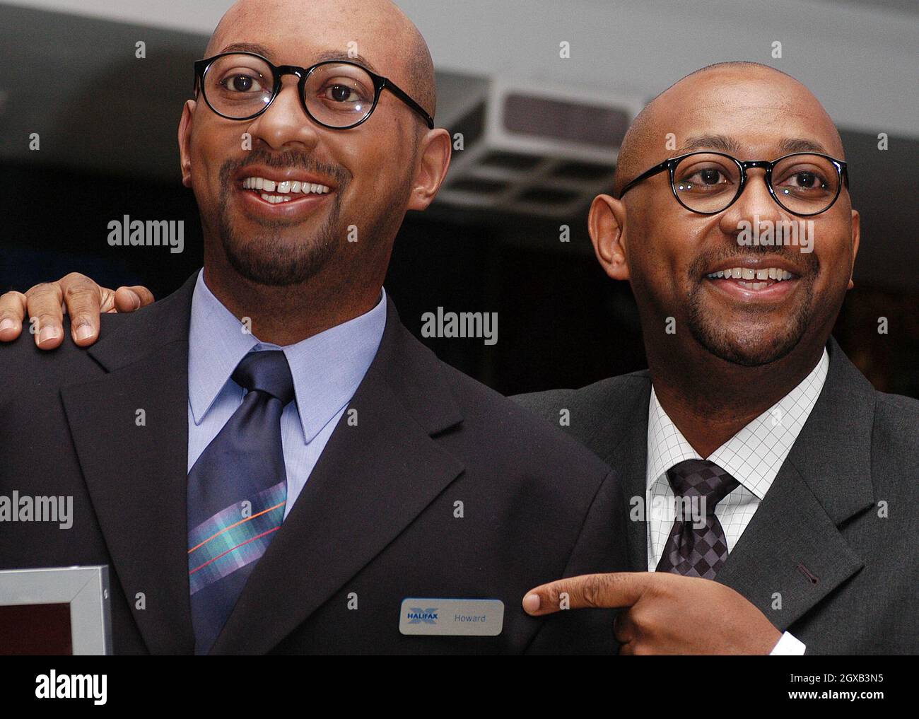 Howard Brown, bespectacled Halifax advert star, unveils his double at