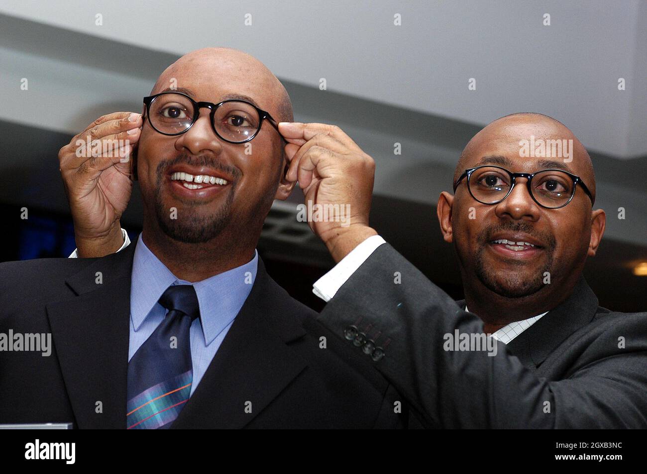 Howard Brown, bespectacled Halifax advert star, unveils his double at