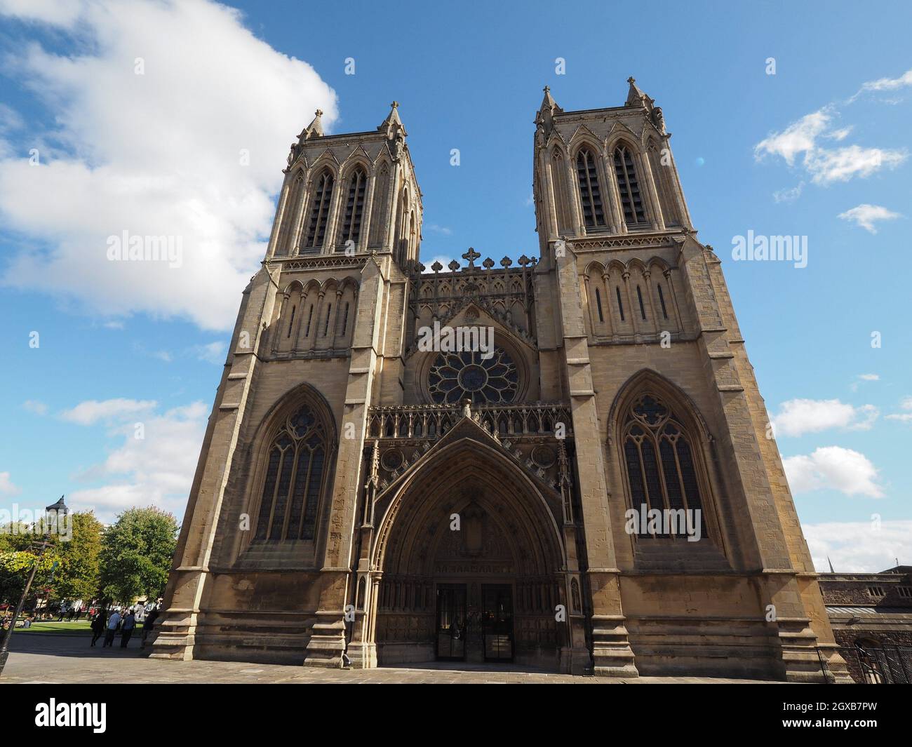 Bristol Cathedral (formally the Cathedral Church of the Holy and Undivided Trinity) in Bristol, UK. Stock Photo