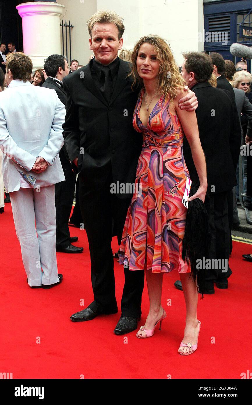 Gordon Ramsay and wife at the BAFTA Television Awards 2005, The Theatre