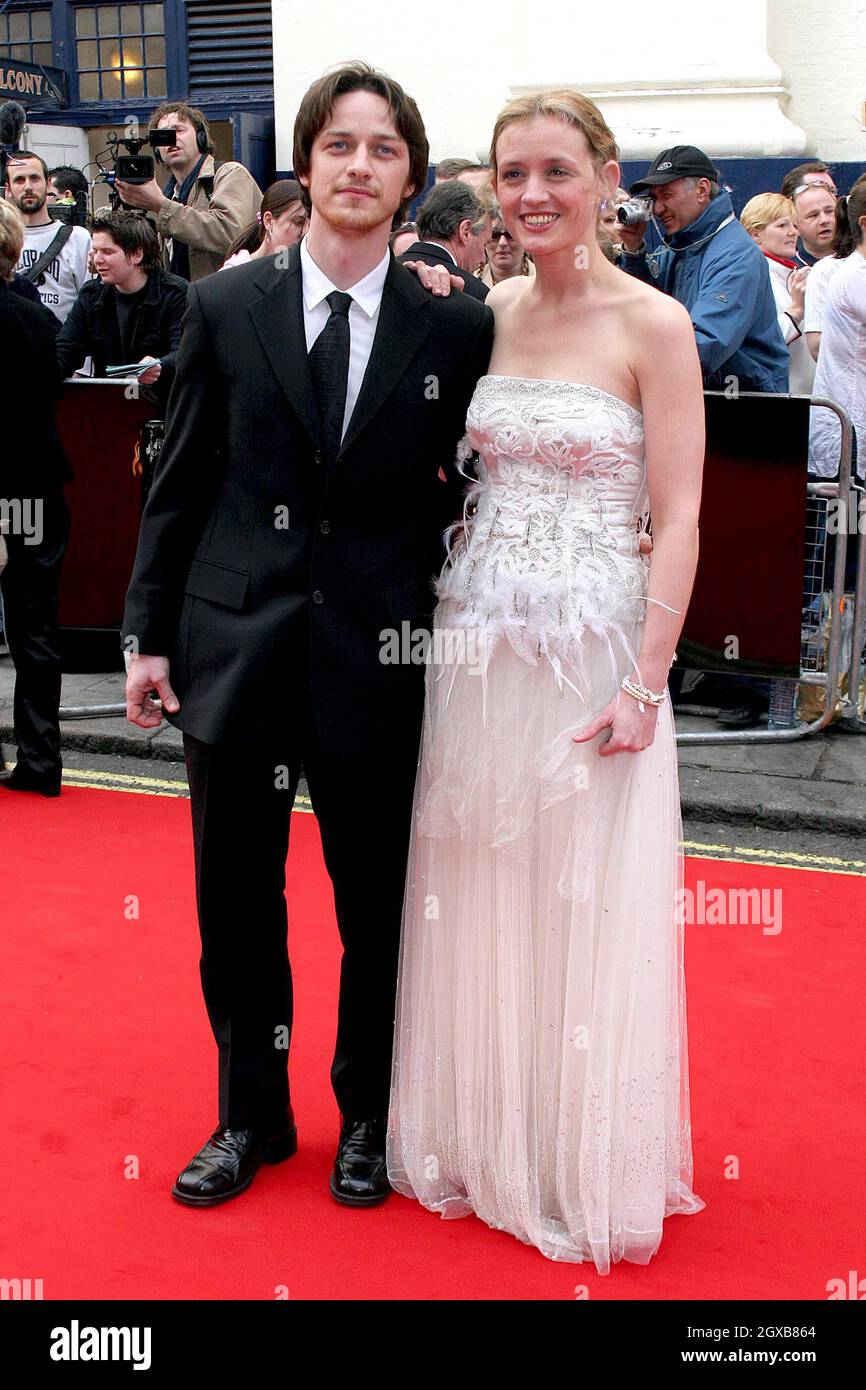 Anne Marie Duff and James McAvoy at the BAFTA Television Awards 2005, The Theatre Royal, Drury Lane, London. Stock Photo