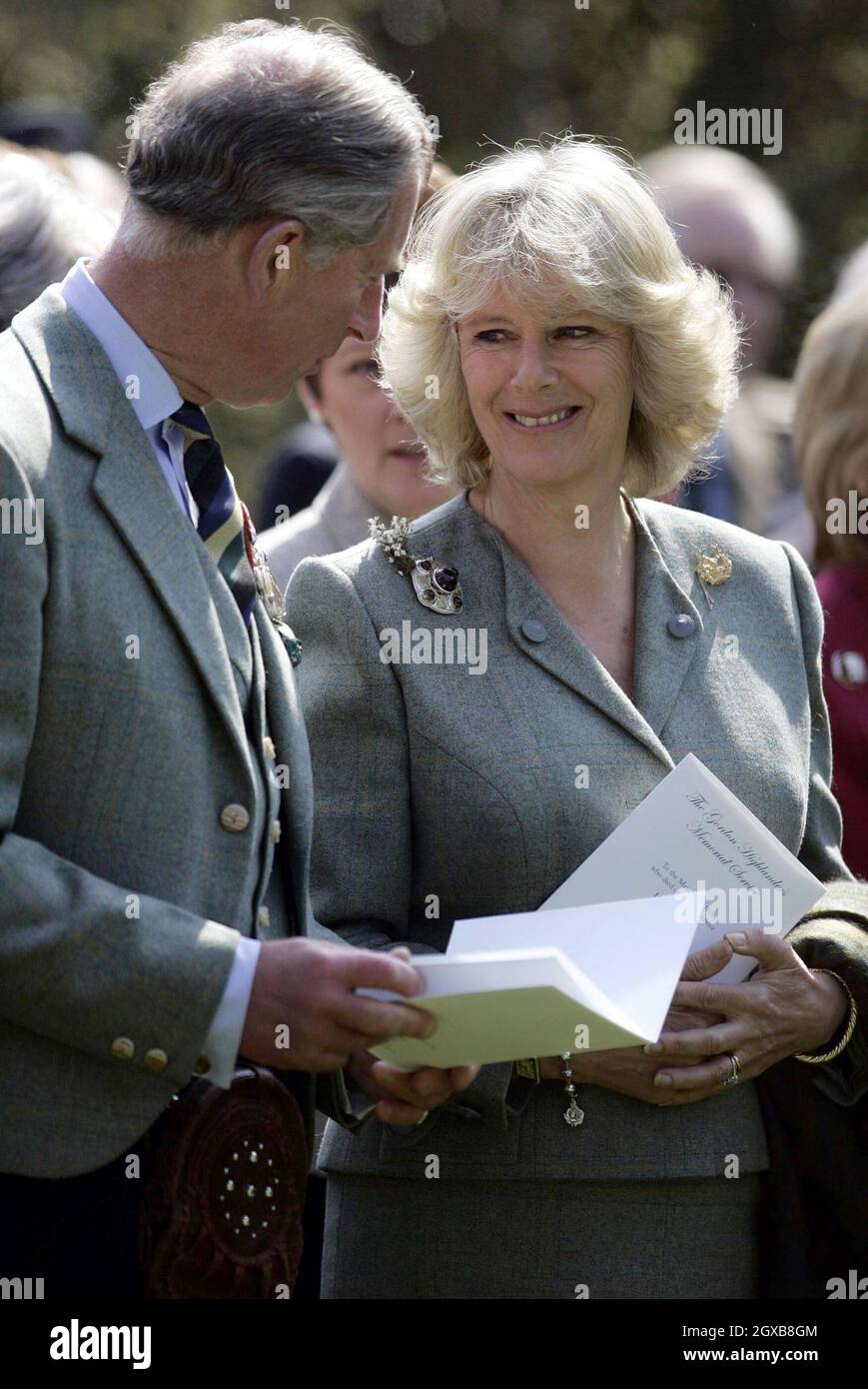 Prince Charles and Camilla Duchess of Cornwall attend a special memorial service to commemorate the lives of soldiers lost during active service at the Gordon Highlanders Regimental museum, Aberdeen, Scotland. Anwar Hussein/allactiondigital.com  Stock Photo