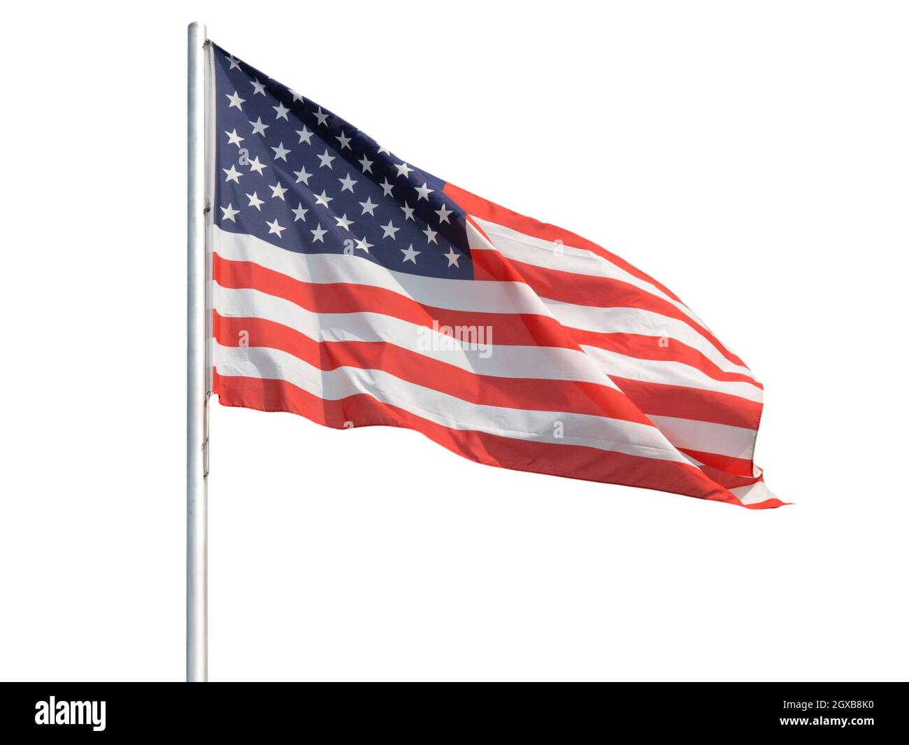 Flag of the USA (United States of America). Stock Photo