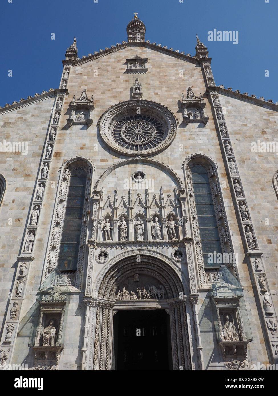 Santa Maria Assunta Roman Catholic cathedral church in Como, Italy. Stock Photo
