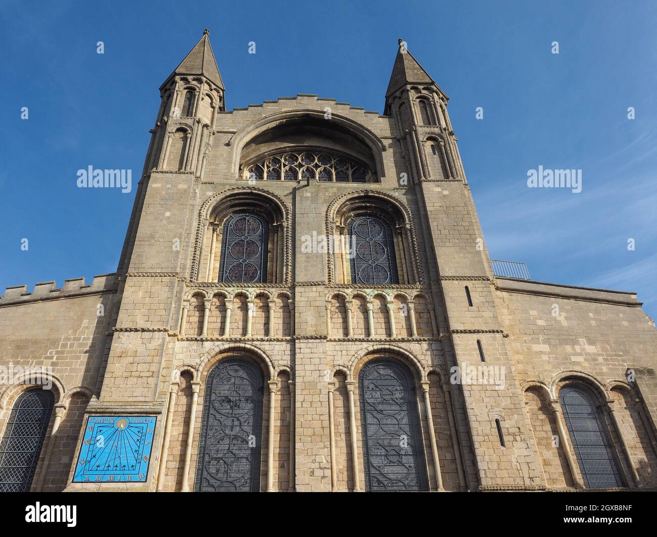Ely Cathedral (formerly church of St Etheldreda and St Peter and Church of the Holy and Undivided Trinity) in Ely, UK. Stock Photo