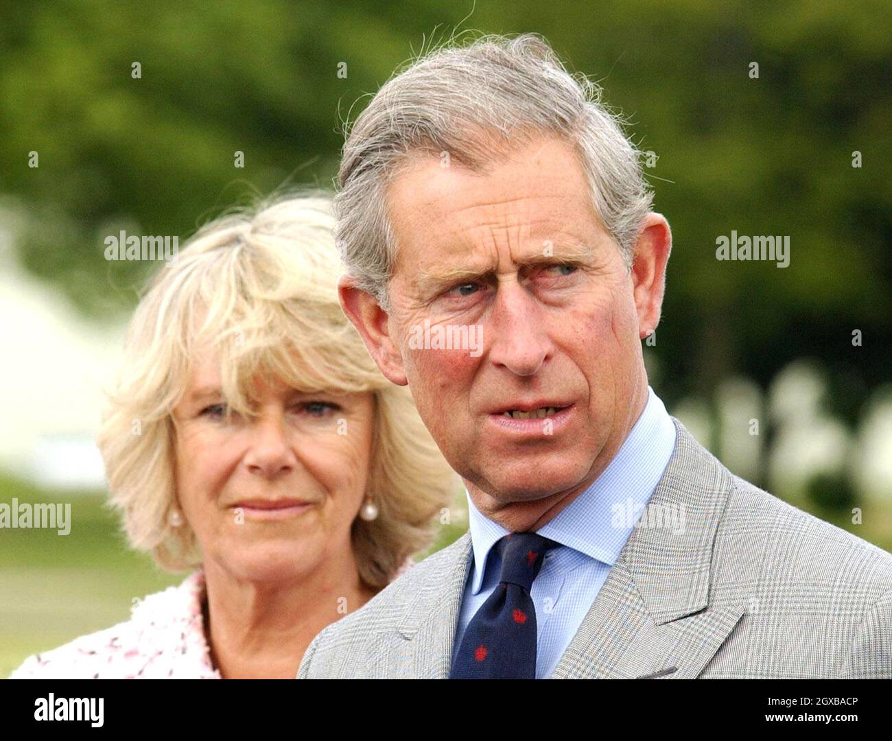 Prince Charles and Camilla Duchess of Cornwall during their visit to Kemble Airfield in Gloucestershire. Anwar Hussein/allactiondigital.com  Stock Photo