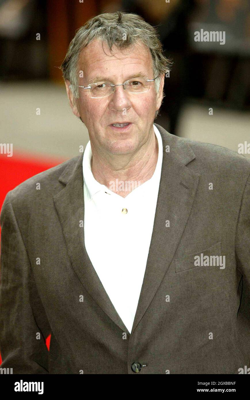 Tom Wilkinson attending the Batman Begins Premiere at Leicester Square,  London Stock Photo - Alamy