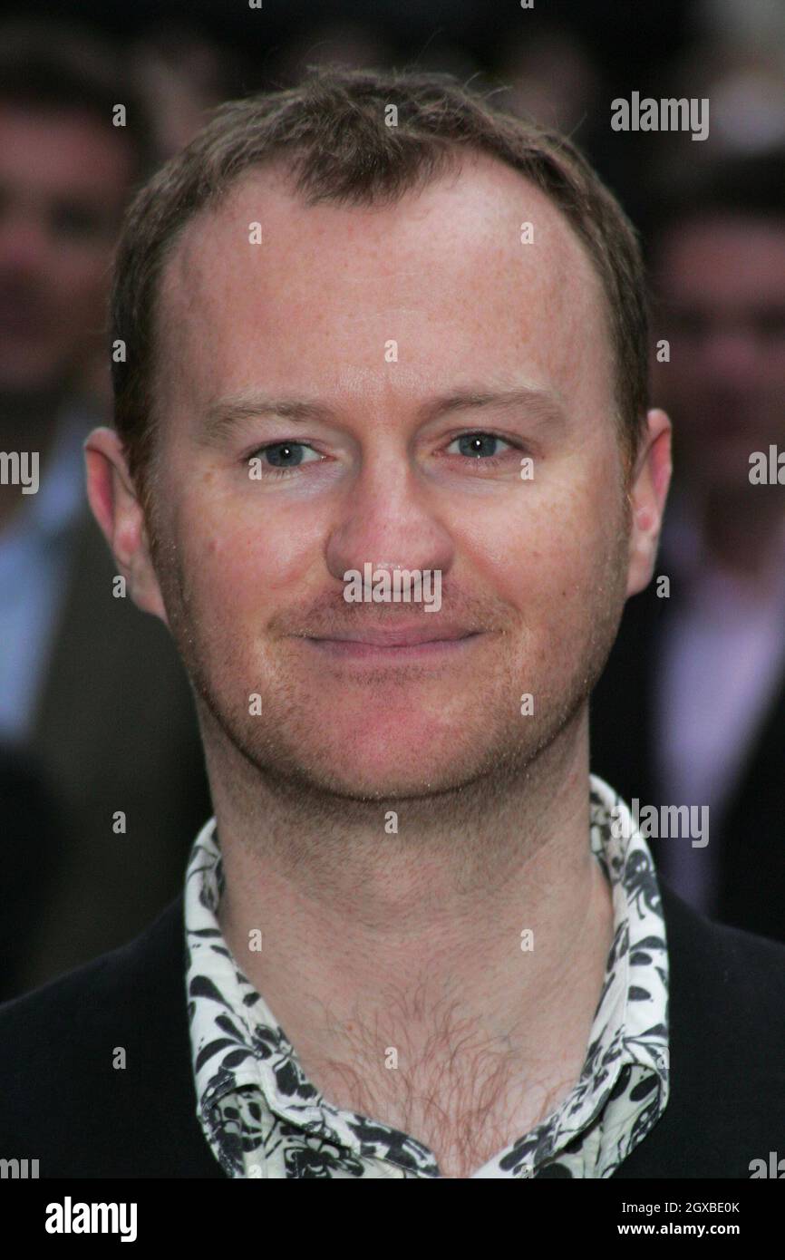 Mark Gatiss, voice cast, arriving at the Wallace And Gromit the Curse