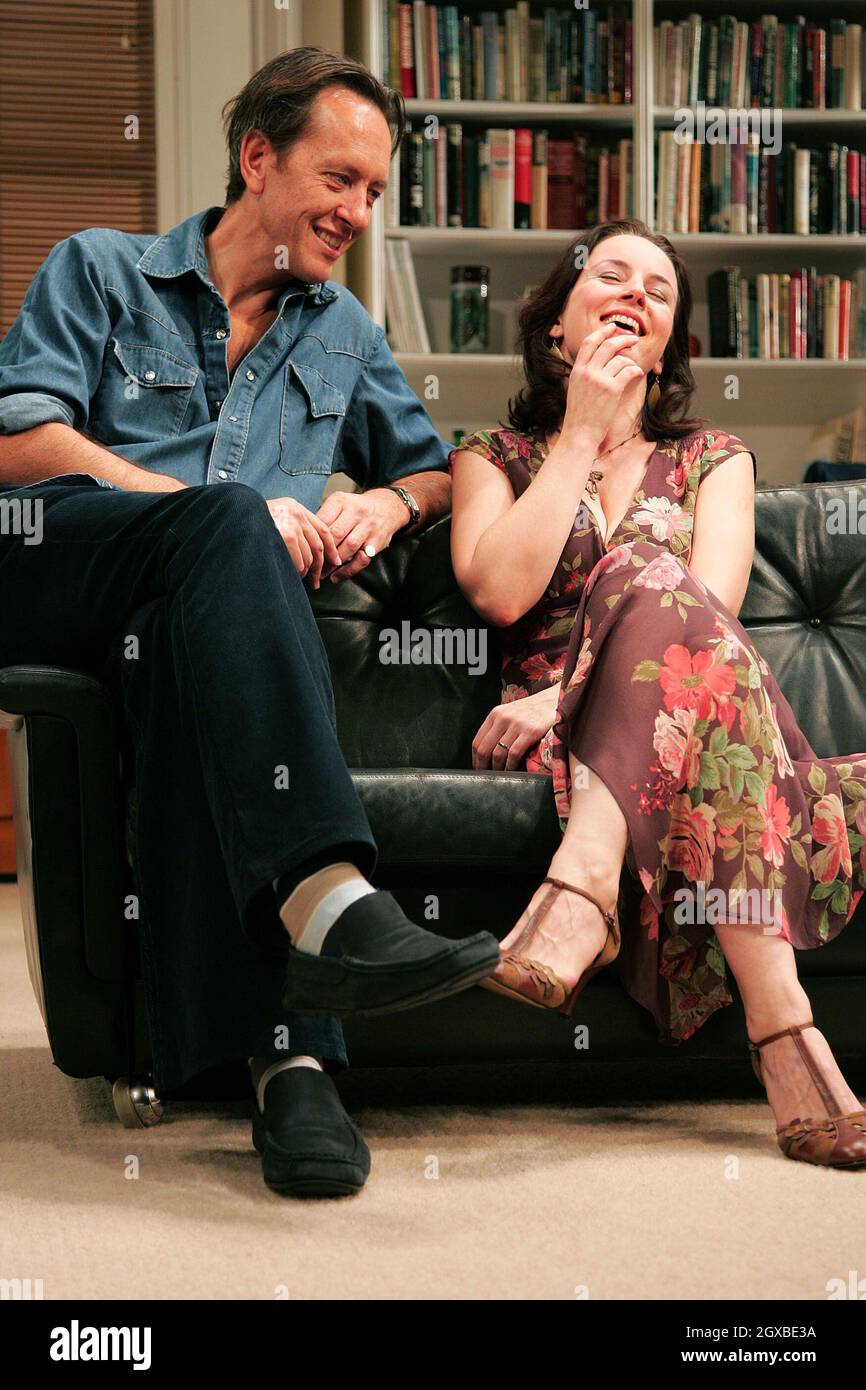 Amanda Drew as Beth with Richard E Grant as Simon Hench in the