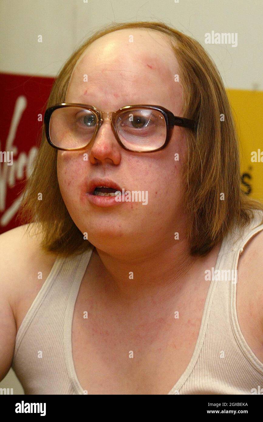 Matt Lucas signing copies of their new CD Little Britain at the Virgin Megastore in London Stock Photo