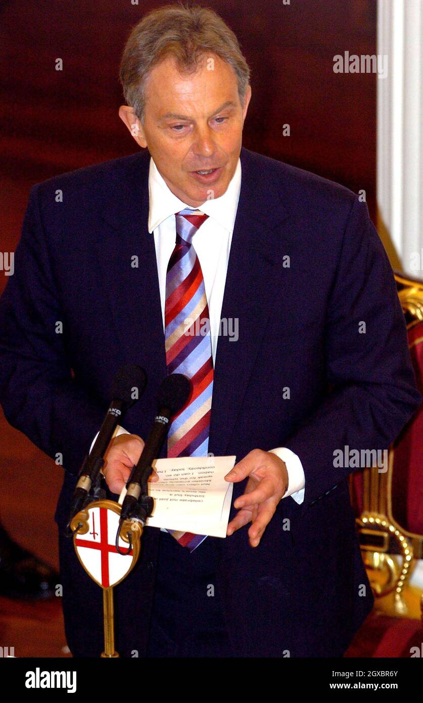 Tony blair speech hi-res stock photography and images - Alamy