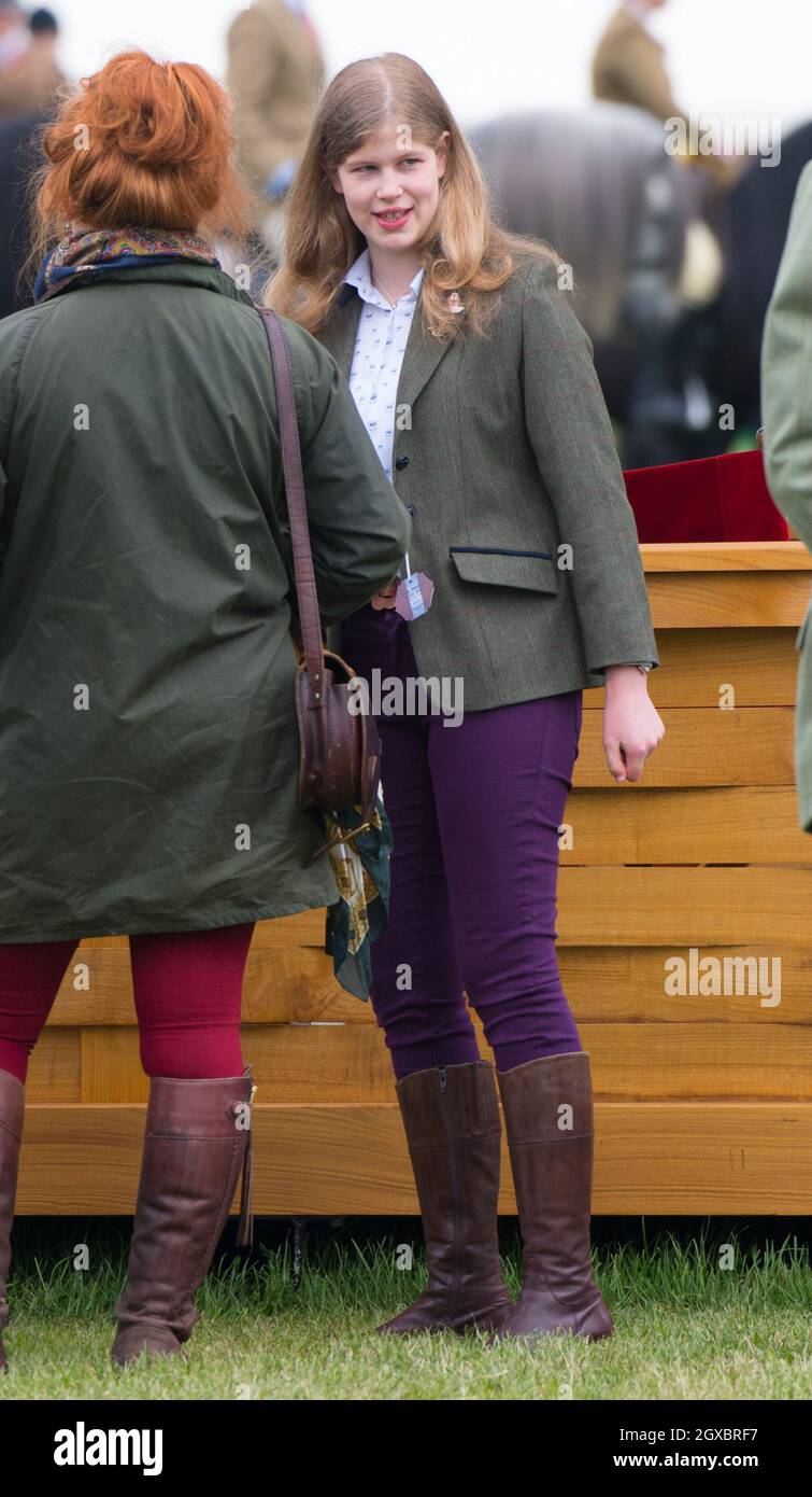 Lady Louise Windsor attends the Royal Windsor Horse Show on May 12