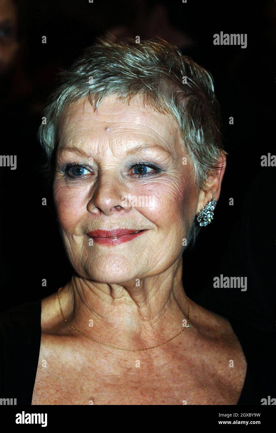 Dame Judi Dench at the Royal Premiere for the 21st Bond film 'Casino Royale' at the Odeon in Leicester Square, London on November 14, 2006. Anwar Hussein/EMPICS Entertainment  Stock Photo