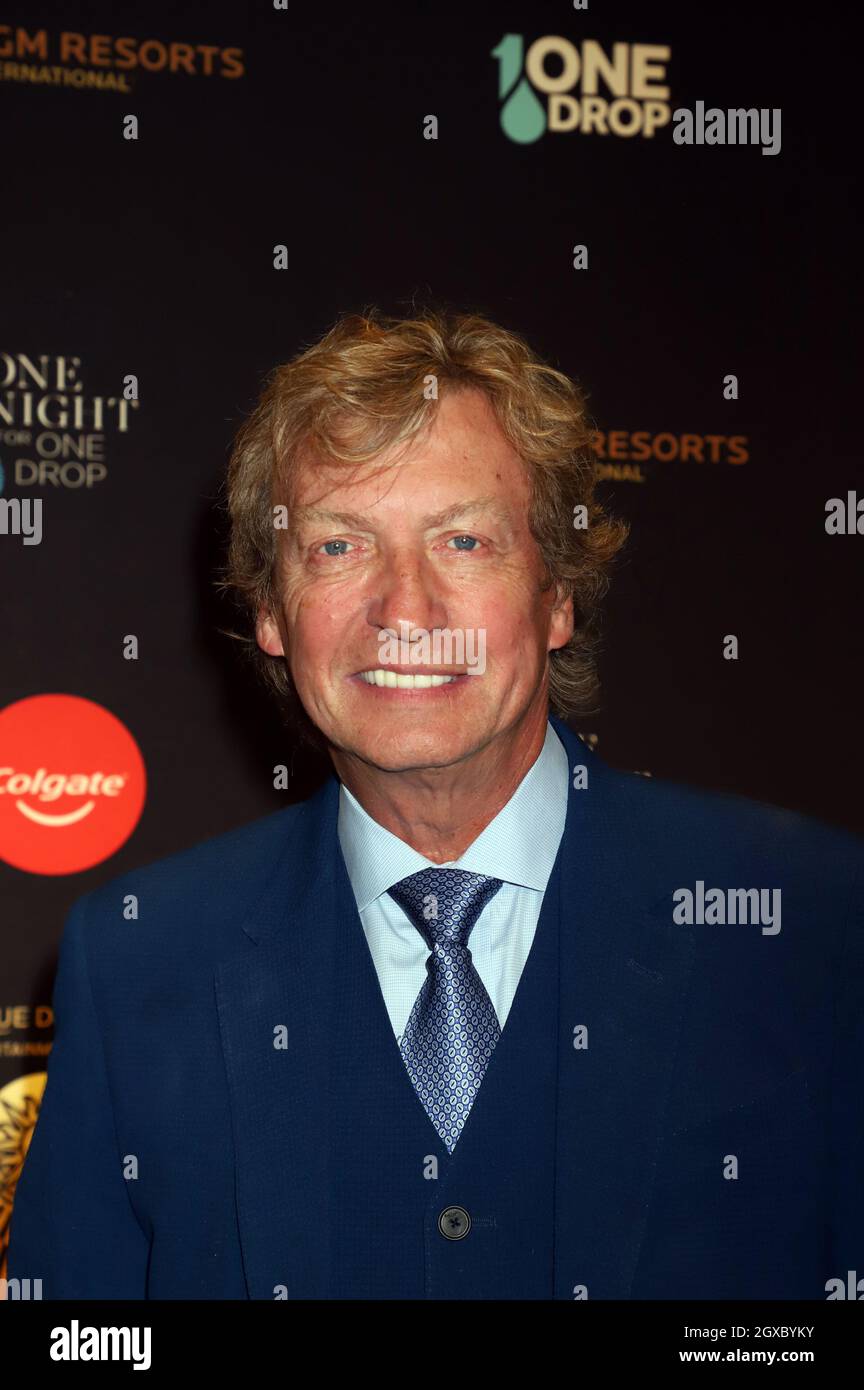Nigel Lythgoe attends the 7th Annual 'One Night For One Drop' Premiere Stock Photo