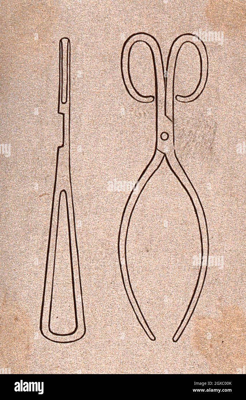 A surgical cutting instrument Surgeons use surgical scissors during an